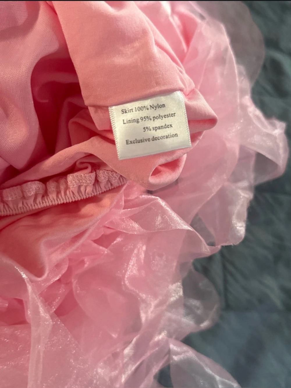 Tutu Dress Girls Pink Sequin Tulle Princess Birthday Party, Size 12T - Picture 3 of 3